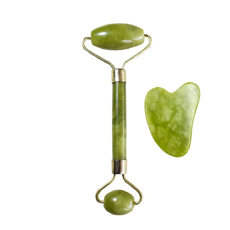

Roller Scraping Board, Double-headed Natural Jade Face Massage, Facial Lift, Body Skin Relaxation, Slimming Beauty Neck Slimming