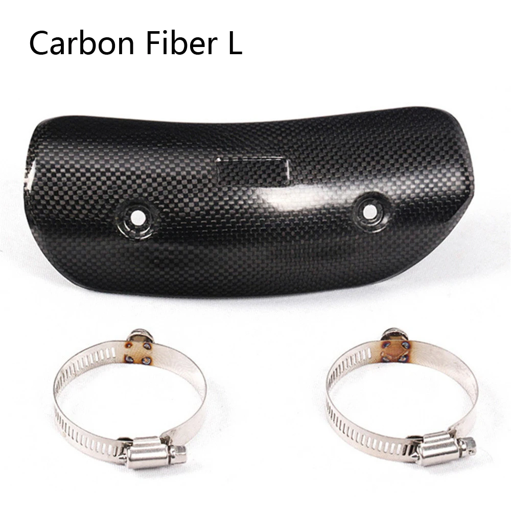 

Выхлопная труба мотоцикла, защита из углеродного волокна, теплозащитный экран, защита от ожогов, крышка для CB650F Z900 TMAX530 CB400 XMAX300