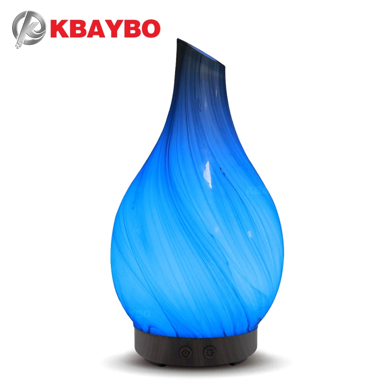 

KBAYBO 100ml Electric Aroma Diffuser Air Humidifier Oil Diffuser Aromatherapy Cool Mist Maker with LED night lights for Home