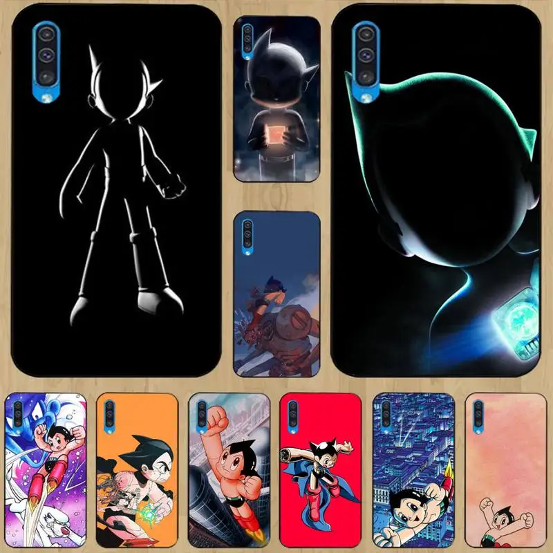 

0 Astro Boy Black TPU Phone Case For Samsung A 9 10 20 30 40 M20 S 30 31 J5(2015) J5prime 6 7 Plus