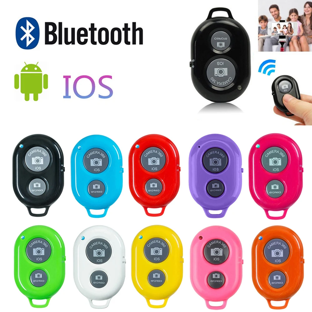 1 шт. Беспроводная Bluetooth кнопка дистанционного управления затвором Автоспуск
