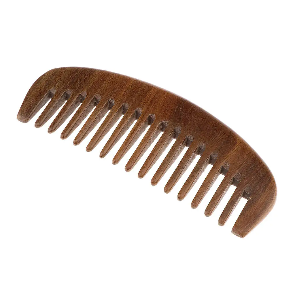 

MagiDeal Detangling Comb Scalp Massage Massager Hairstyling Wide Tooth Comb