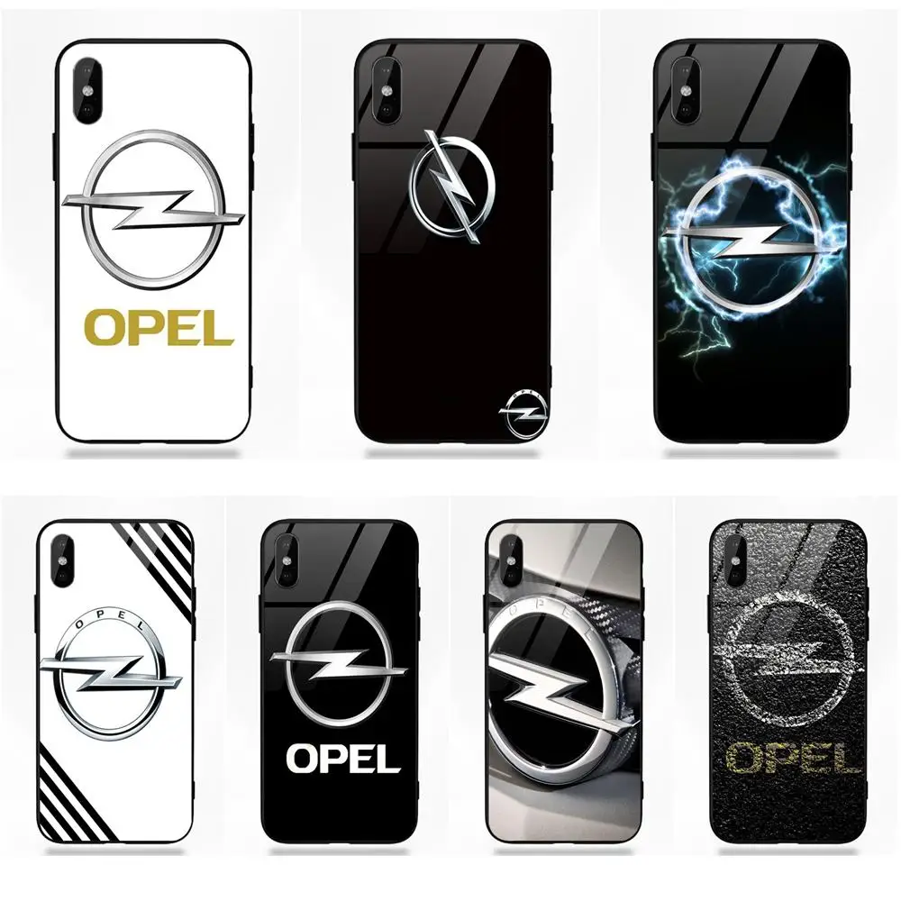 Omdnwd автомобильный Opel Astras мягкая TPU рамка из закаленного стекла Модный чехол для
