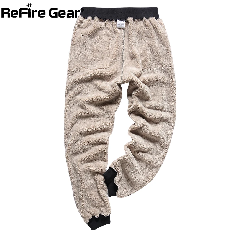 ReFire Gear зимние теплые штаны для бега супер утолщенные флисовые Тактические Брюки