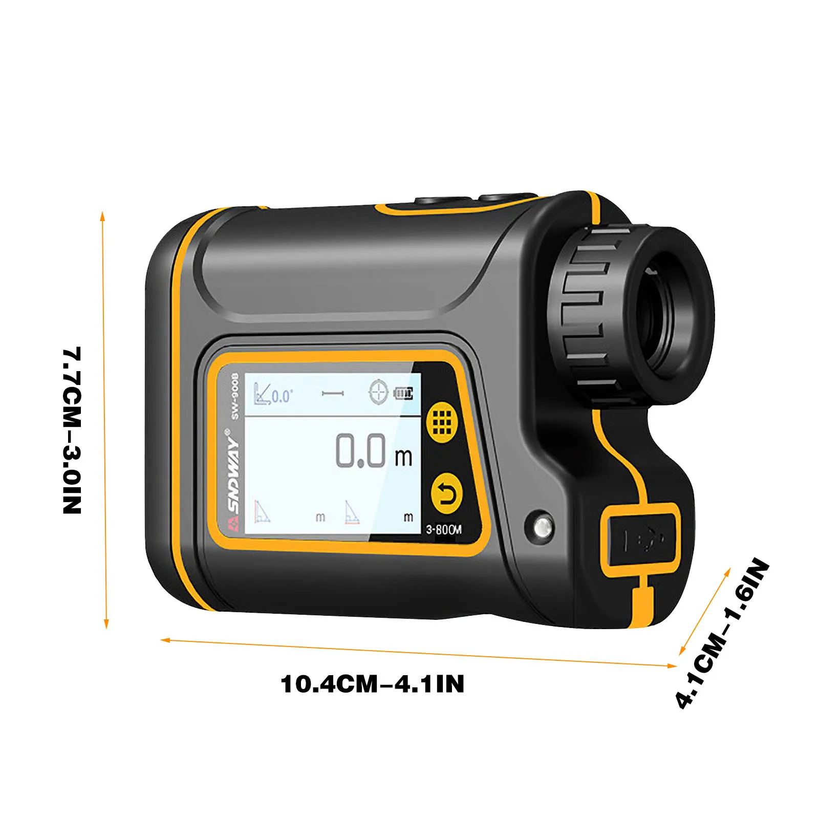 

Multifunction Touch Screen Digital Laser Rangefinder High Clartity Outdoor Sports Golf Hunting Accessories Portable High Quality