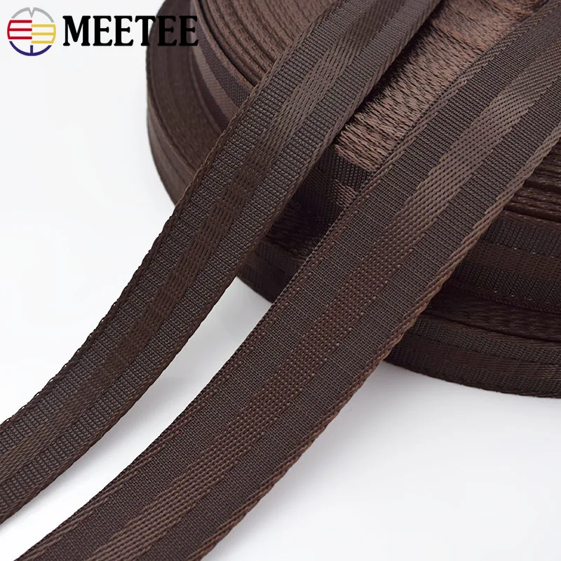 Meetee 44 метра 25-38 мм полиэстер нейлоновые лямки ленты DIY Безопасность сиденье