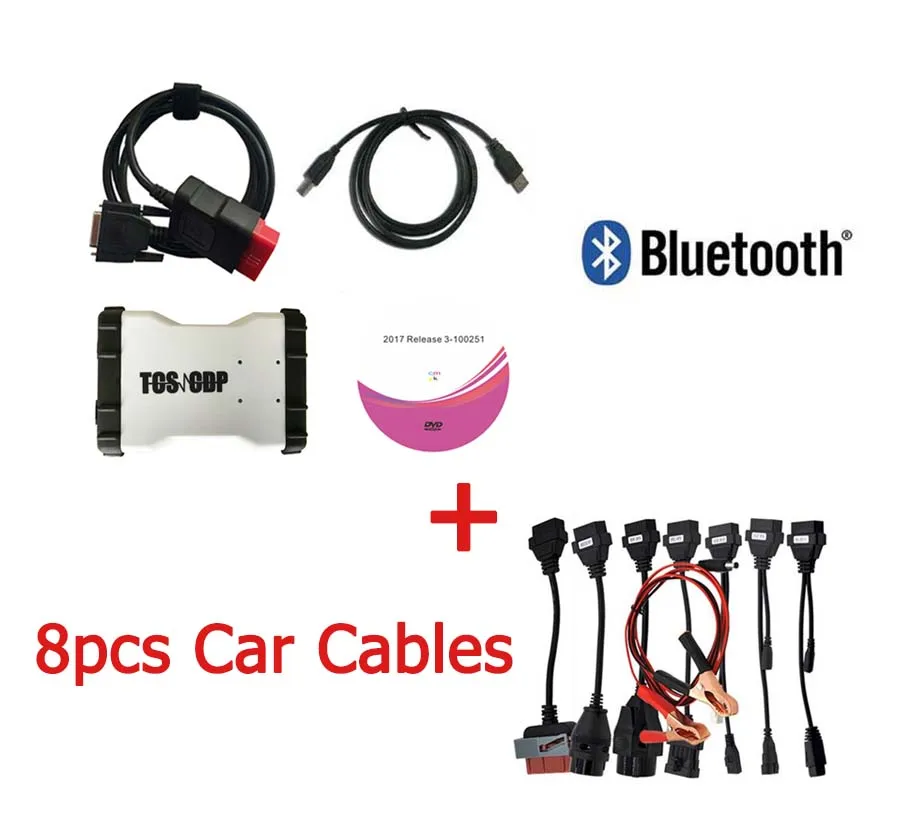 Новинка 2021 диагностический сканер vci 2017 3 R3 VD DS150E CDP с Bluetooth obd2 OBDII считыватель кодов