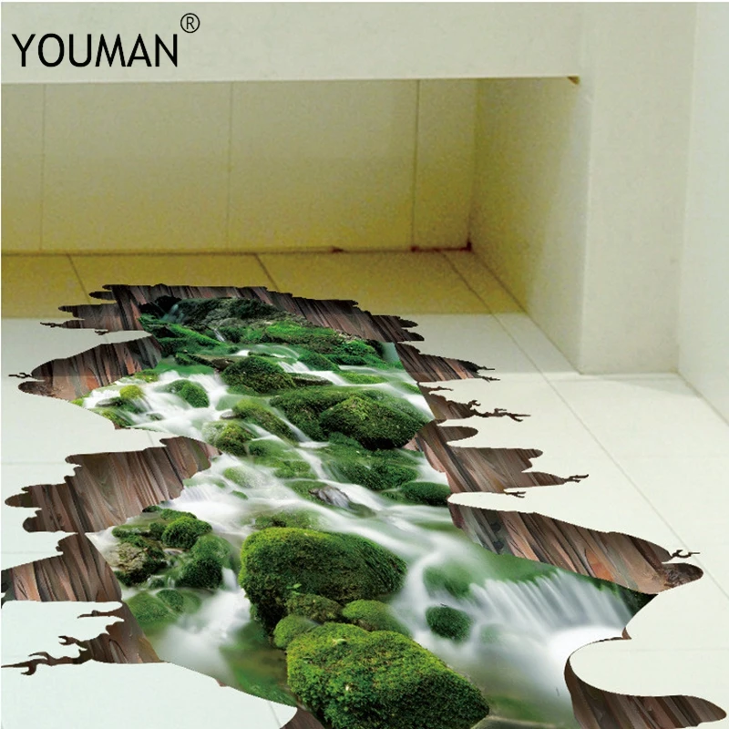 

Wall Sticker Hot Sale 3D Floor Sticker Vinyl PVC Material Living Room Bedroom Living Room PVC Decoration Sticker Home Decoration