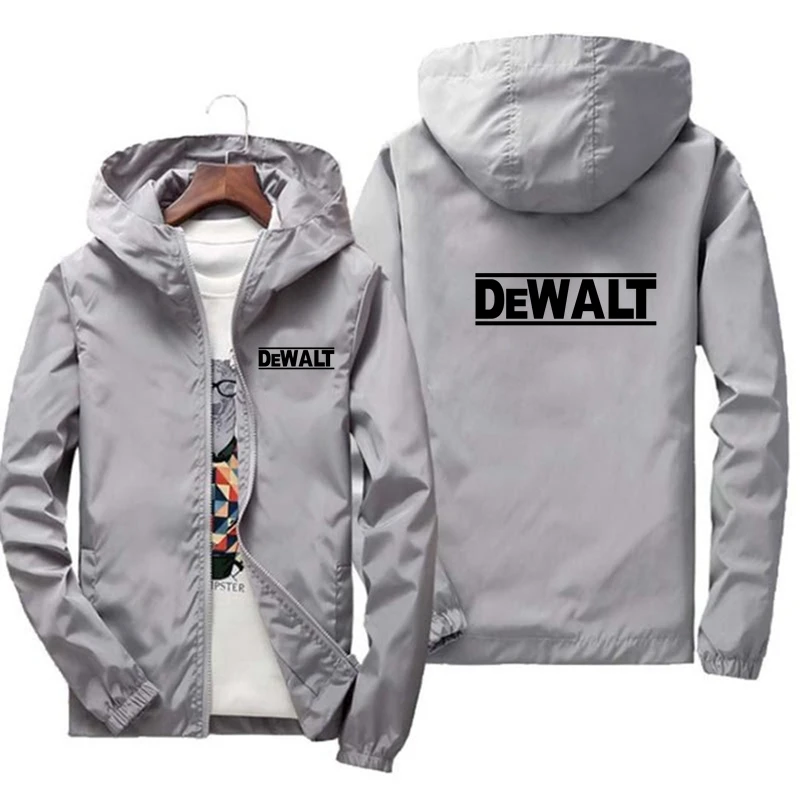 

Men's baseball style jacket ... cotton blister with zip closure and long slim windbreaker sleeves ... garment d