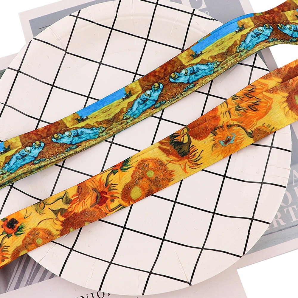 CA100 Art series Van Gogh lanyard for buttons phone Cool Neck Strap Monet lanyard for camera whistle ID badge cute gifts