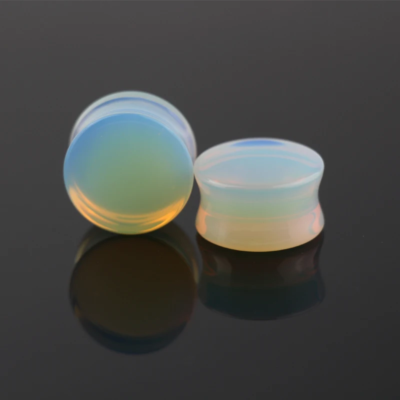 1 пара ушных пробок измерительные серьги женские и мужские OpalEar Plug пирсинг для