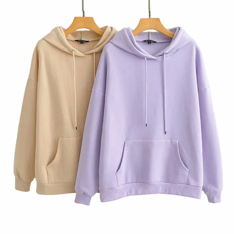 

Winter Women's Cotton pants set Autumn plus fleece hooded Sweatshirt high waist drawstring elastic waist trousers casual suit