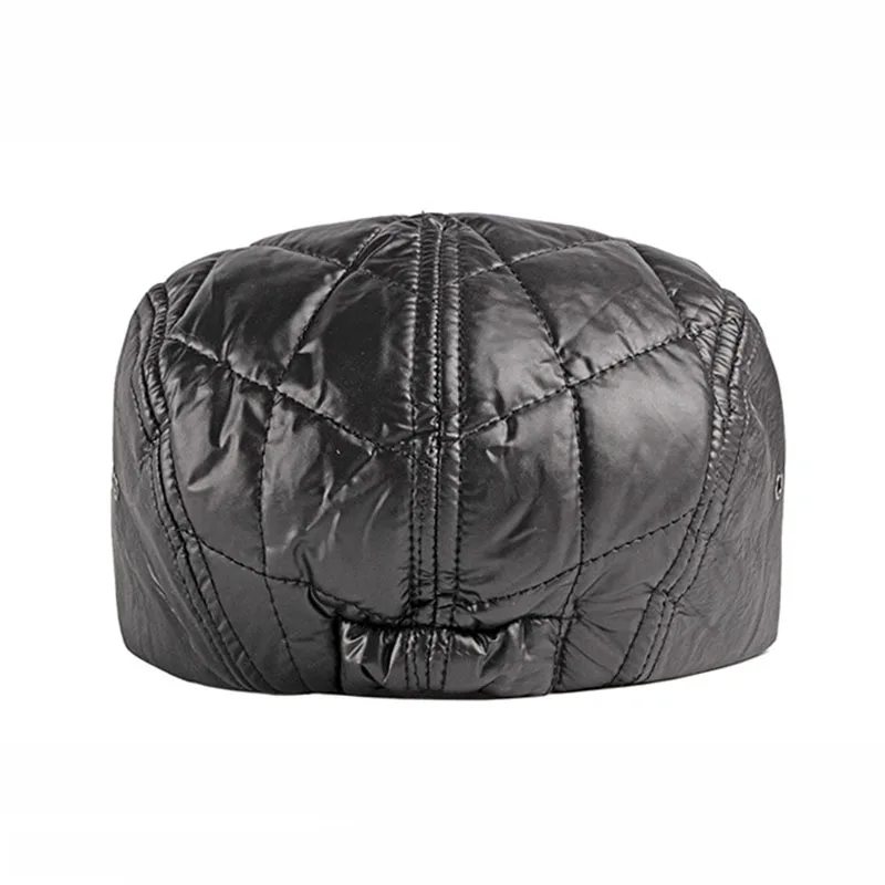 Зимний берет Fibonacci шапки для мужчин брендовые качественные плотные бархатные в