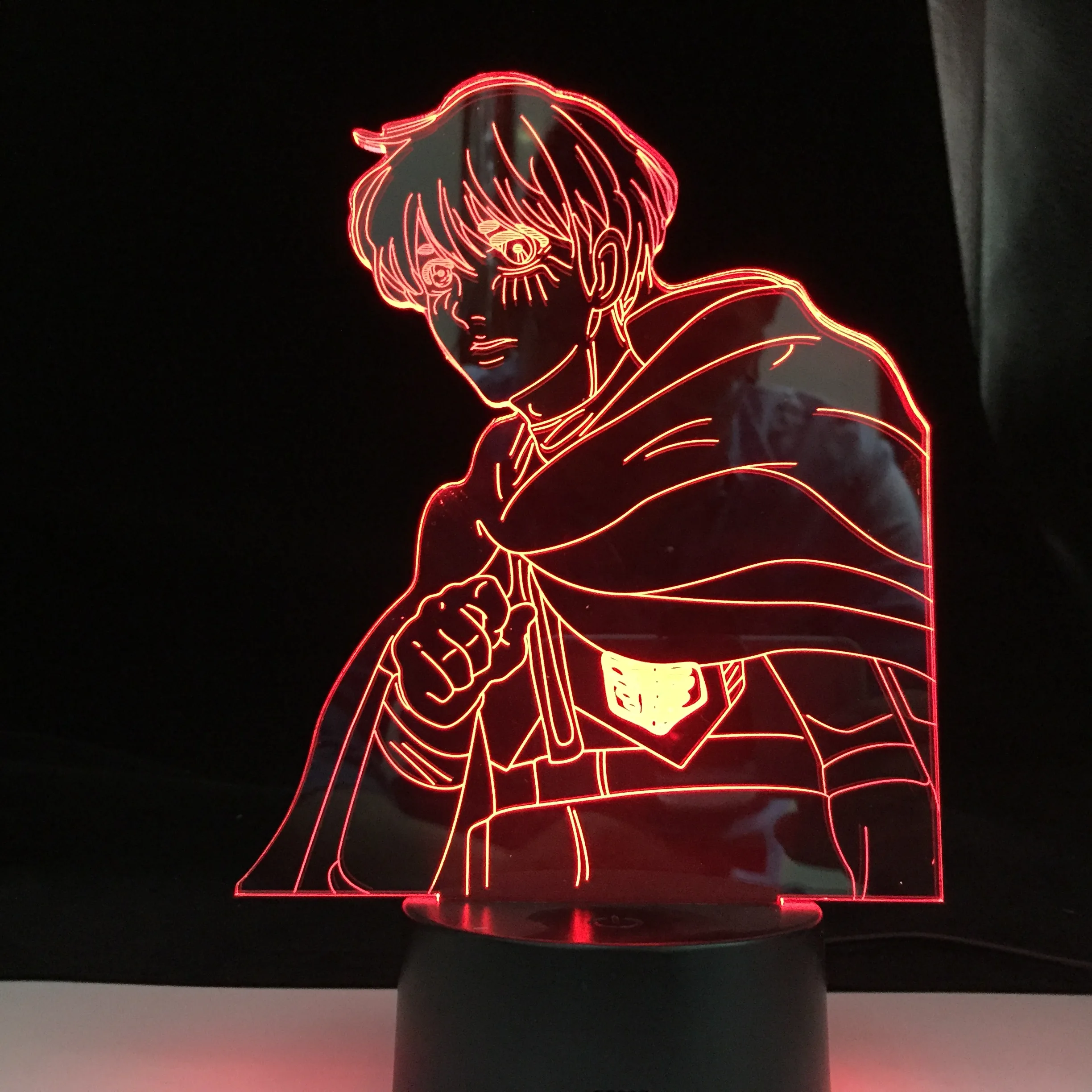 

Сапоги для косплея Shingeki No Kyojin 3d светильник Armin Arlert рисунок для Украшения в спальню ночной Светильник для детей подарок на день рождения с рис...