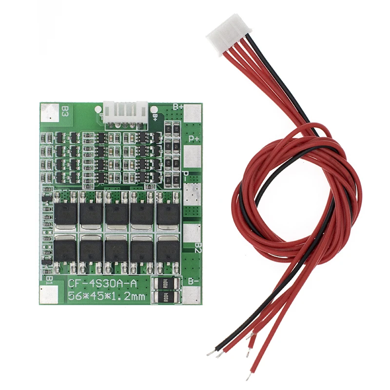 Оригинальный 4S 30A 14 8 V литий-ионный аккумулятор 18650 BMS пакеты Щит защиты печатной