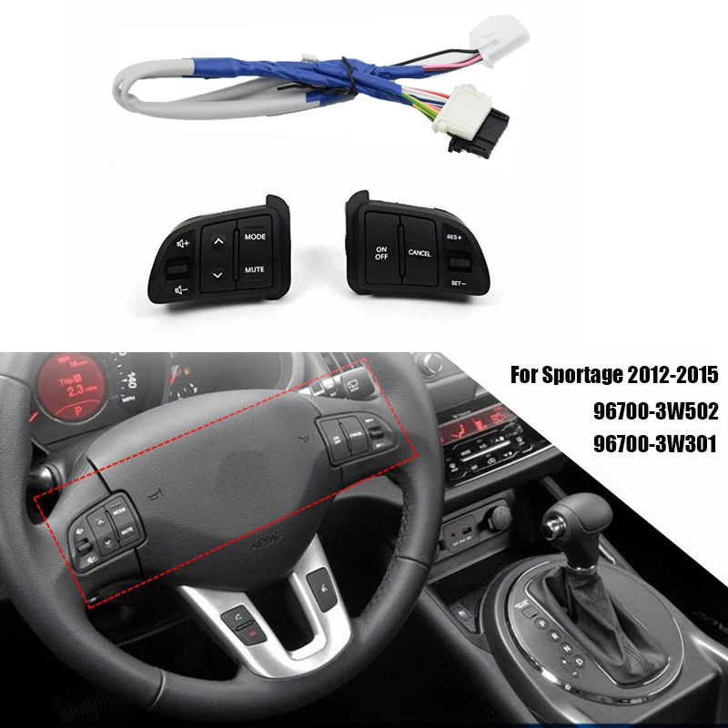 Кнопка круиз контроля на руль автомобиля 8701A383 для KIA Sportage 2012 2015