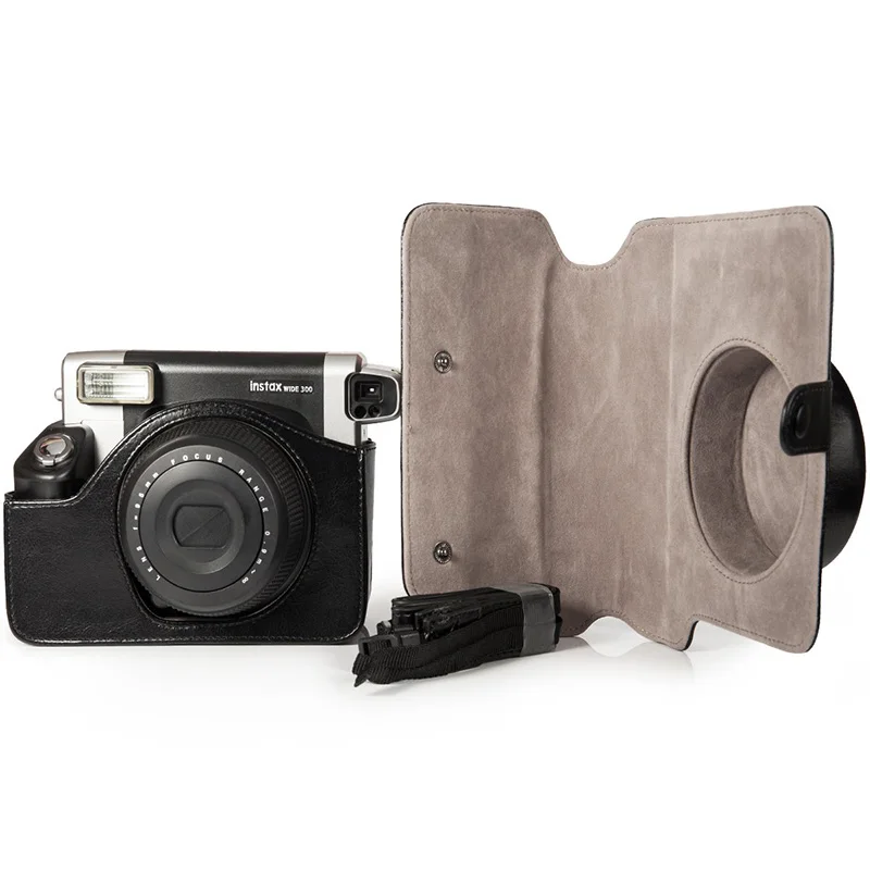Fujifilm Instax Wide 300 мгновенный чехол для камеры сумка переноски из искусственной кожи