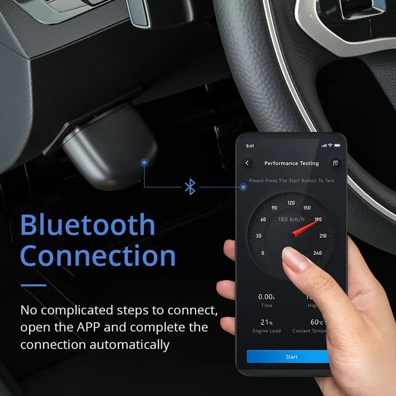 

XTOOL 2020 AD10 Bluetooth code reader OBD2 ELM327 Auto Diagnistic scanner OBD HUD Mini car tools Engine 4 system for Android IOS