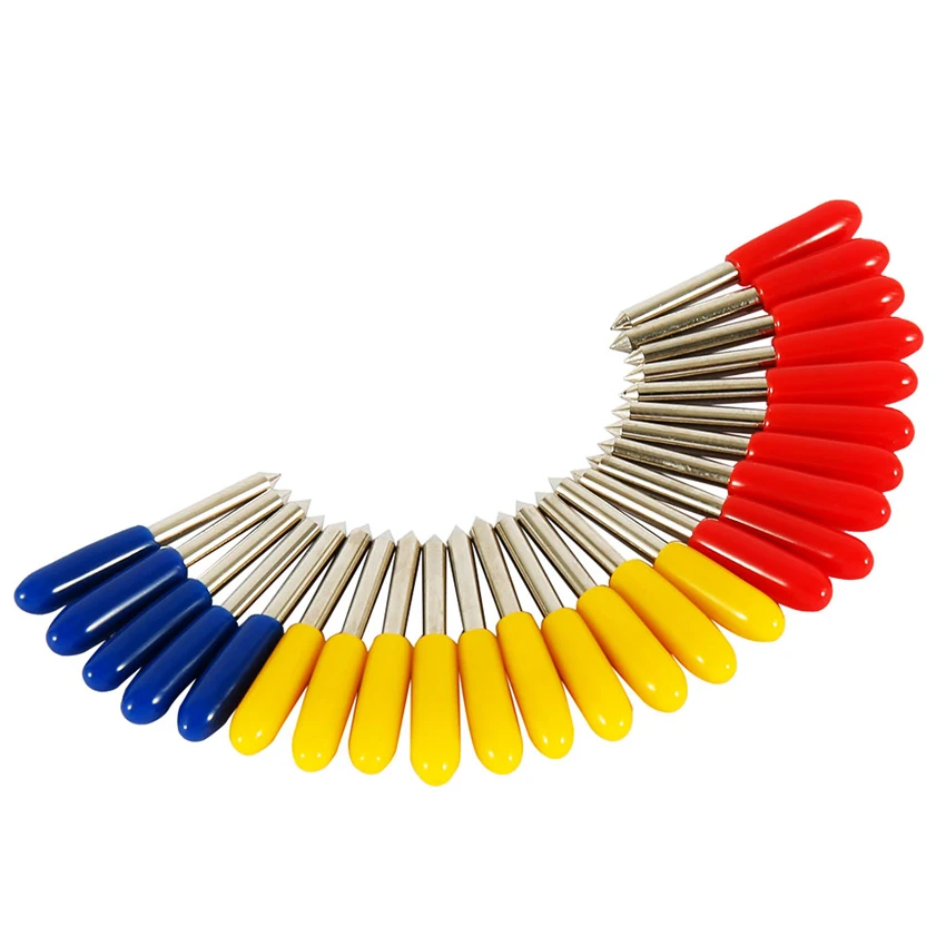 15 шт. нож Roland лезвие плоттера резак винил режущий Карбид 30Deg 45Deg 60Deg Концевая фреза