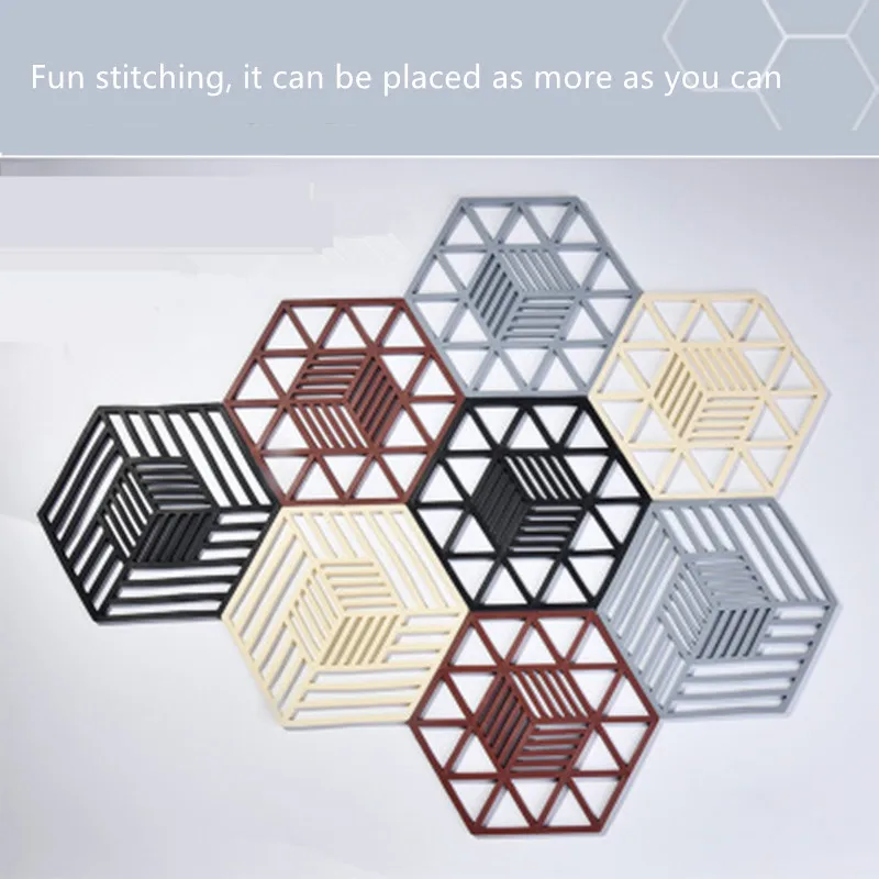 Скандинавский силиконовый стол теплоизоляция подставка для чая противоожоговый