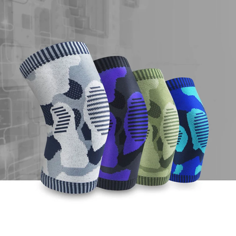 Fitness Running Cycling Knee Support Braces Elastic Nylon Sport Compression Knee Pad Sleeve for Basketball Volleyball