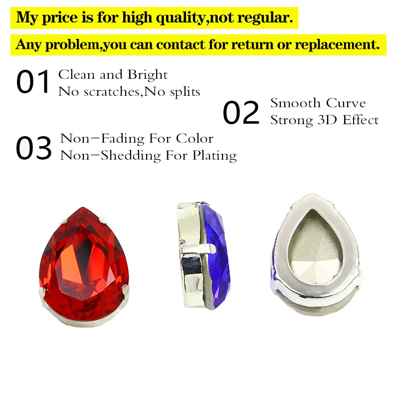 Хрустальные стразы стеклянные с серебряным креплением пришивные аппликация для
