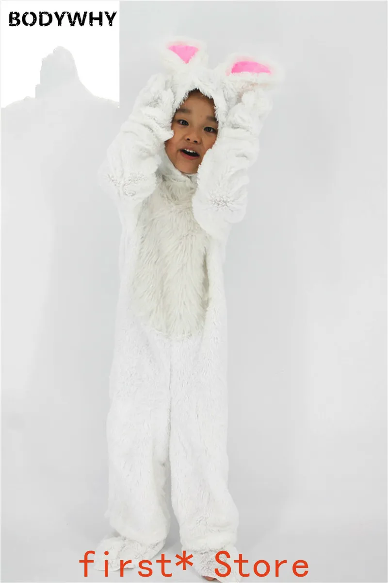 

Children's Day Kindergarten School Rabbit Performance Mascot Costume Cosplay Suits Adults Kid Size Party Game Fancy Dress Easter