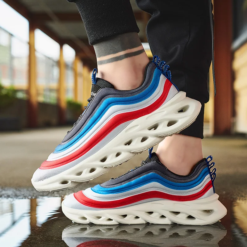 

Luxury Brand 2020 New Running Men's Shoes Breathable Men Sneakers High Quality Men's Casual Shoes Sport Footwear Zapatos 39-46