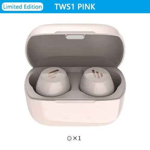 TWS1 Pink EDIFIER TWS1 TWS наушники Bluetooth v5.0 aptX сенсорное управление IPX5 эргономичный дизайн беспроводные наушники Bluetooth наушники - Цвет: TWS1 Pink