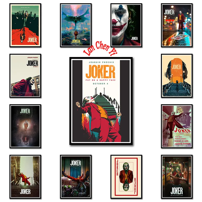 2019 Настенная Наклейка Joker Классическая мелованная бумага настенные плакаты