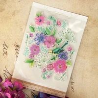 1pc flowers birds transparent clear silicone stamp seal cutting diy scrapbooking rubber coloring embossing diary decor reusable