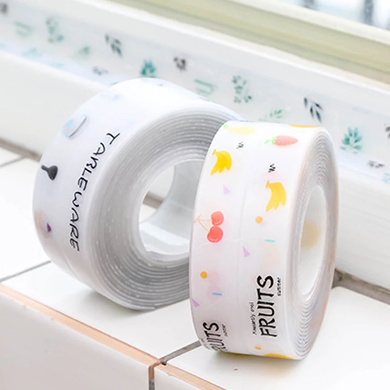 Креативные ленты с защитой от плесени модные самоклеющиеся милые прозрачные