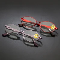 elbru metal frame anti blue light reading glasses high definition resin lens presbyopic glasses for men and women 1 0 to 4 0