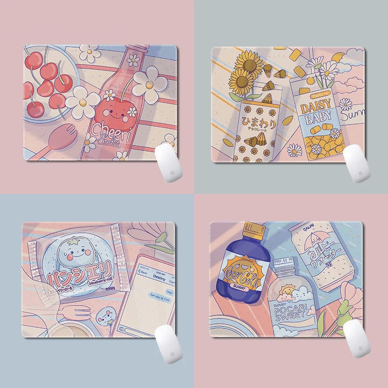 

Kawaii Anime Mouse Pad Deskpad Cute Mouse Pad Gaming Wrinting Cute Desk Mats for Office Home PC Computer Keyboard Protector 2MM