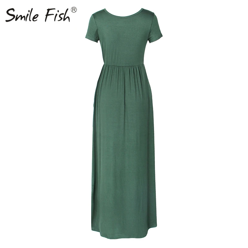 Макси Платье с изображением лисы для женщин 2020 Летнее Длинное на каждый день