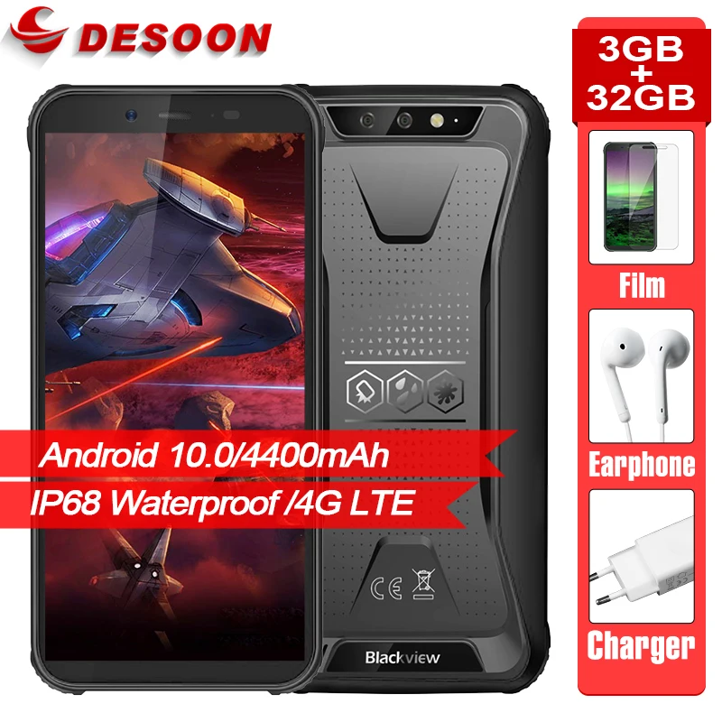 Новое поступление Blackview BV5500 плюс IP68 Водонепроницаемый прочный смартфон 3 Гб