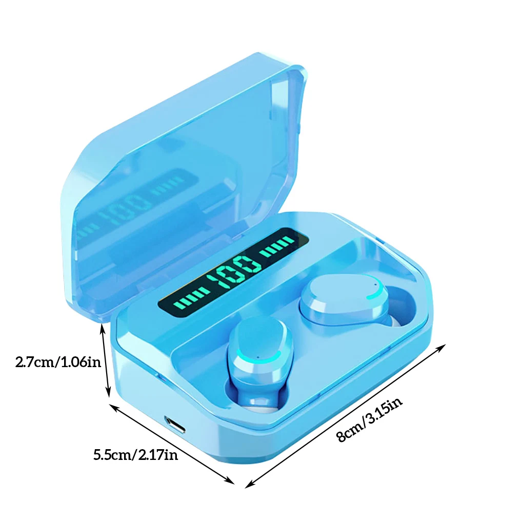 

M8 Bluetooth 5.0 Touch Control Headphone Noise Reduction In-ear Earphone Earbuds TWS Wireless Headset for Xiaomi Huawei