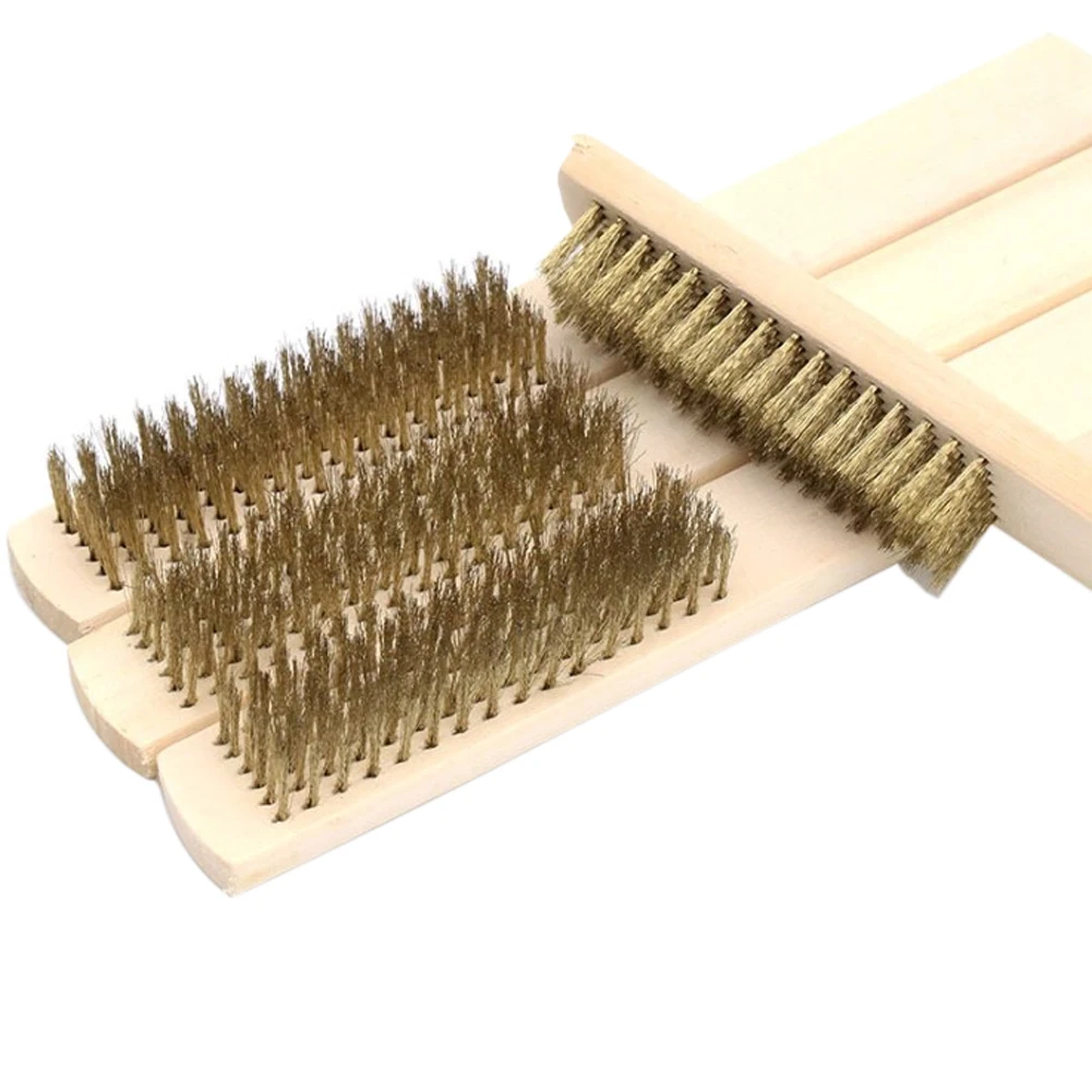 Длинный практичный 6x16 ряд инструментов прочная очистка с деревянной ручкой