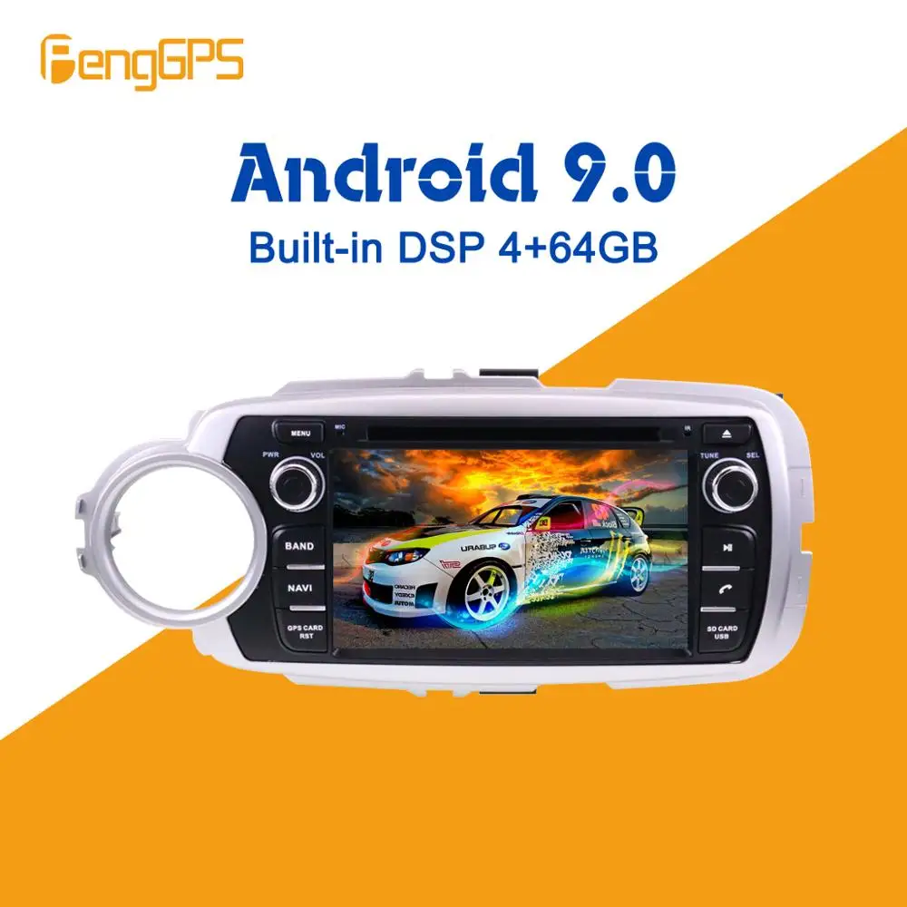 Для Toyota Yaris 2013 2014 2017 автомобильный мультимедийный плеер Android IPS экран Аудио Радио