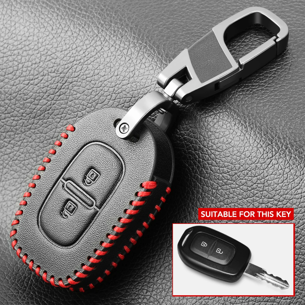 Модный кожаный брелок для ключей чехол Renault Clio Scenic Megane RS Duster Sandero Captur classkoleos