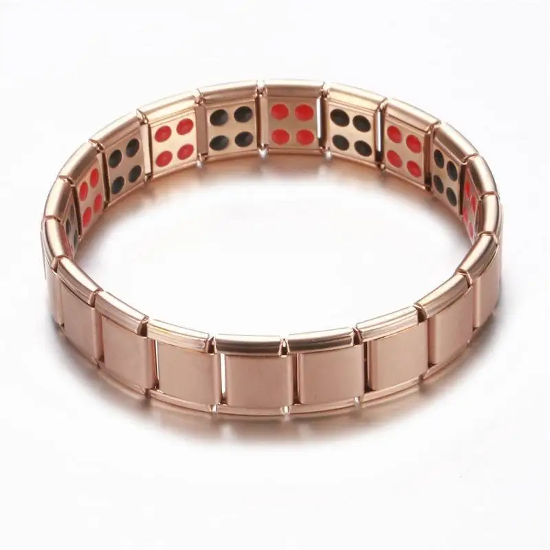 Health Magnetic Bracelet Male Stainless Steel Wrist Band Men Hand Chain Energy Germanium Bracelets for | Украшения и аксессуары