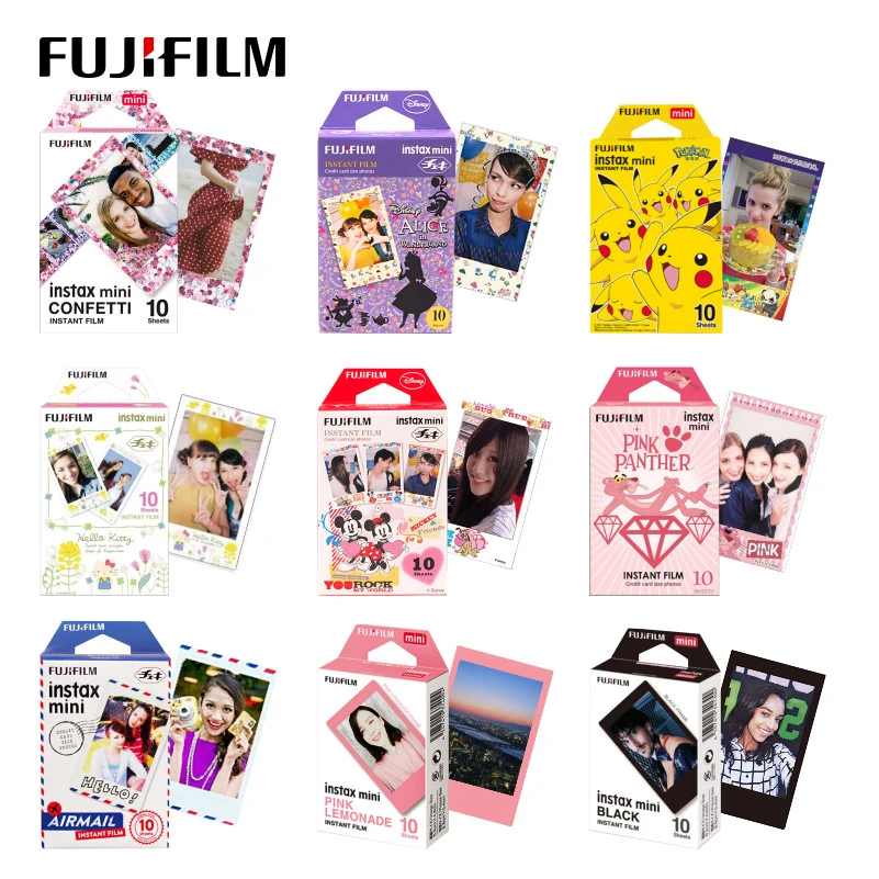 Оригинальная Fujifilm Fuji Instax Mini 9 8 полосатая пленка 10 листов для 70 50s 7s 11 90 25 Share