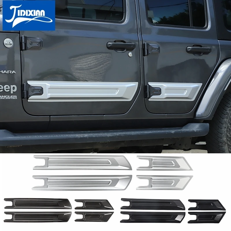 

Декоративная накладка на дверь кузова автомобиля с защитой от царапин для Jeep Wrangler JL Gladiator JT 2018 2019 2021 2020 аксессуары для 2021