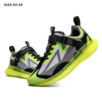 men personality trendy running shoes fashion reflective sport shoes increased men sneakers luminous outdoor walking trainers