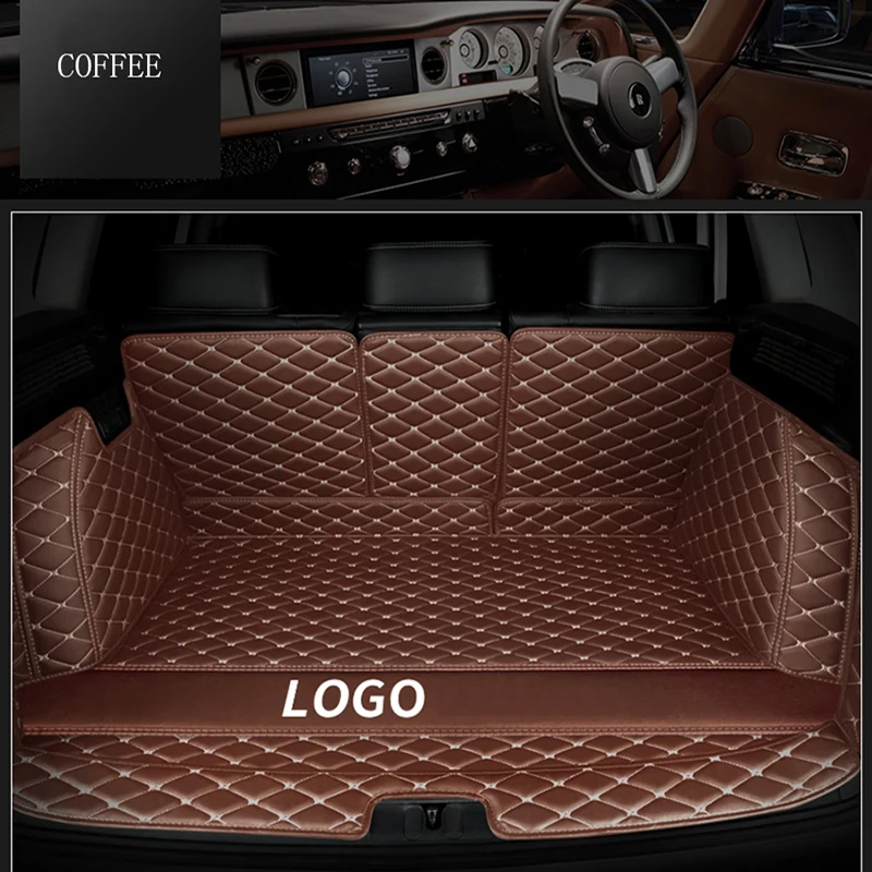 

Full Coverage LOGO Car Trunk Mats for PEUGEOT 206 307SW 308 407 408 508sw 208 2008 3008 4008 5008 RCZ Car Accessories Car Mats
