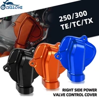 motorcycle cnc right side power valve control cover for husqvarna 250 300 te tc tx 2014 2015 2016 2017 2018 2019 2020 2021