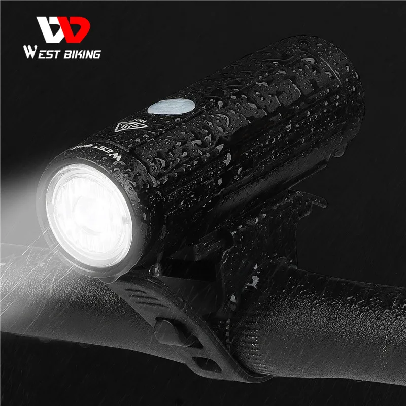 

WEST BIKING Bicycle Light Bike Night Riding USB Glare Flashlight Headlight Rainproof Mountain Bike Riding Equipment