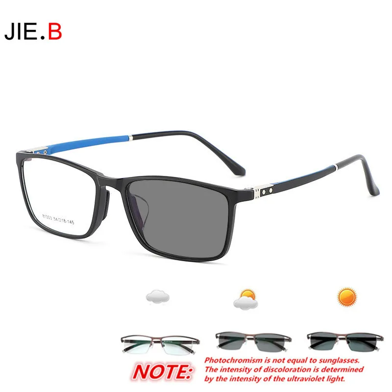 Высокое качество фотохромные зеркала для близорукости модная деловая большая