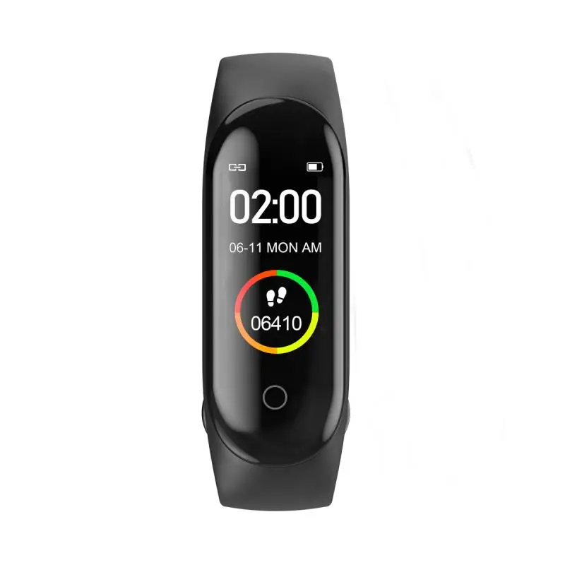 M4 женские и мужские умные наручные часы с Bluetooth пульсометром шагомером для