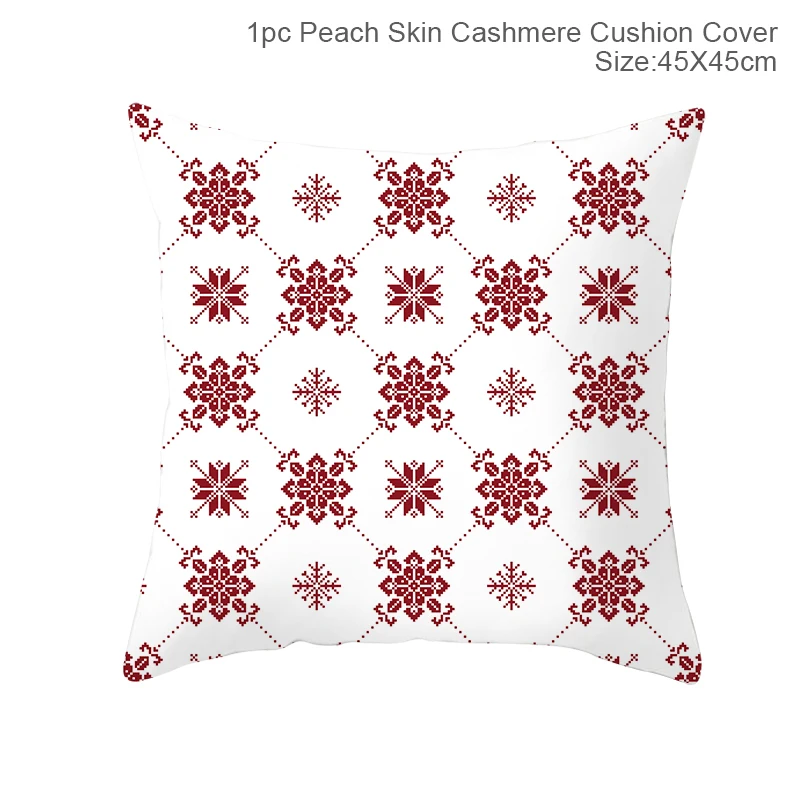 Xmas Pillowcase 27 Рождественская наволочка с орнаментом, Рождественское украшение для дома, Рождественская декорация, Noel Navidad,, новогодний подарок,, Рождественский натальный - Цвет: Xmas Pillowcase 27
